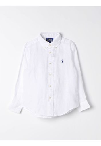 Camicia POLO RALPH LAUREN Bambino colore Bianco