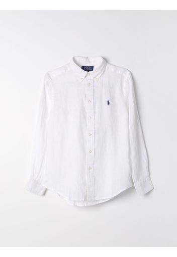 Camicia POLO RALPH LAUREN Bambino colore Bianco