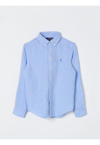 Camicia POLO RALPH LAUREN Bambino colore Azzurro