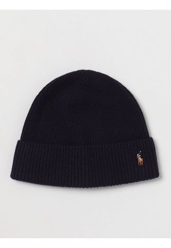 Cappello Polo Ralph Lauren in lana a coste con logo