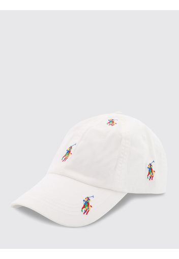 Cappello Polo Ralph Lauren in cotone con logo all over