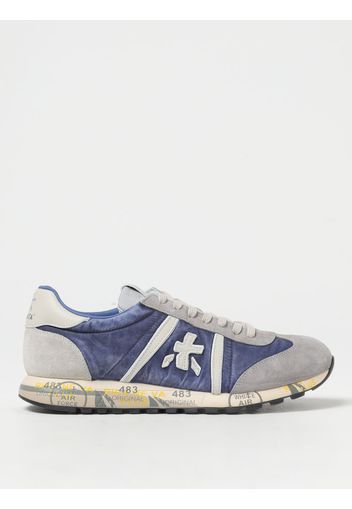 Sneakers Lucy Premiata in camoscio e cotone washed