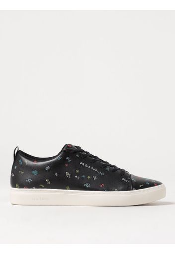 Sneakers Lee PS Paul Smith in pelle naturale con ricami all over