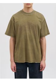 T-shirt in cotone con logo di strass Represent