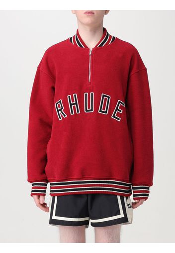 Felpa RHUDE Uomo colore Rosso