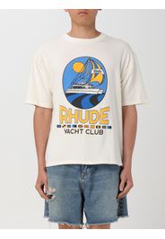 T-Shirt RHUDE Uomo colore Bianco