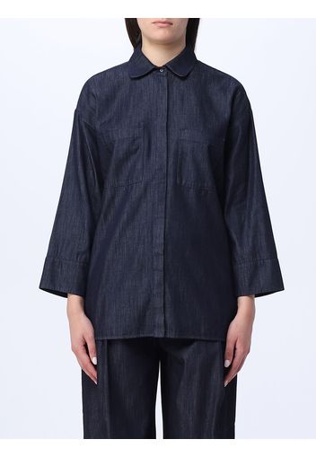 Camicia S Max Mara in denim chambray