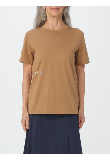 T-shirt 'S Max Mara in cotone con scritta a contrasto