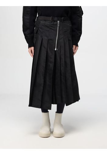 Gonna SACAI Donna colore Nero