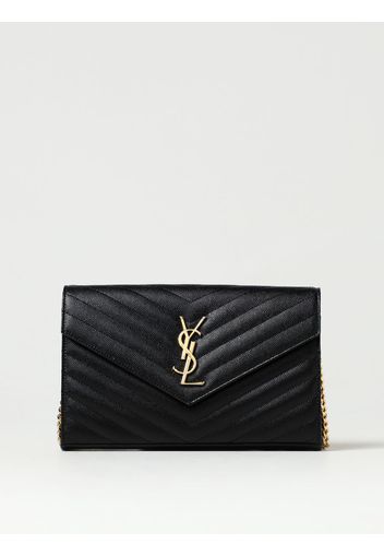 Clutch Cassandre Saint Laurent in pelle grain de poudre