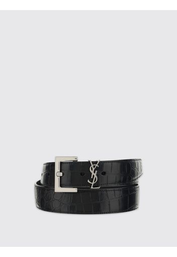 Cintura Saint Laurent in pelle stampa cocco