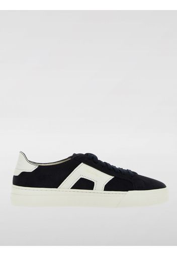 Sneakers Double Buckle Santoni in pelle scamosciata