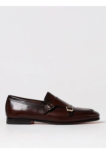 Monk Strap Santoni in pelle