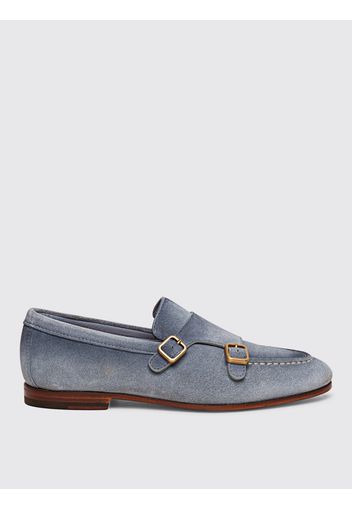 Mocassini SANTONI Uomo colore Celeste