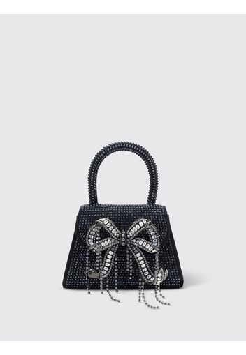 Borsa Bow Self-Portrait in tessuto con strass