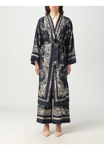 Kimono Semicouture in twill stampato