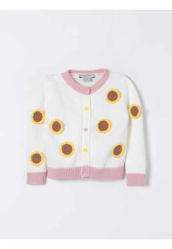 Cardigan Stella McCartney Kids in cotone con fiori