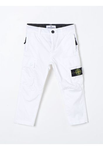 Pantalone STONE ISLAND JUNIOR Bambino colore Bianco