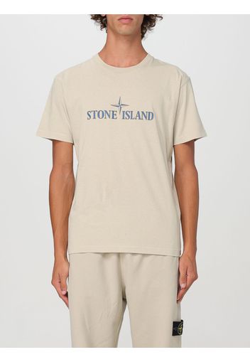 T-Shirt STONE ISLAND Uomo colore Panna