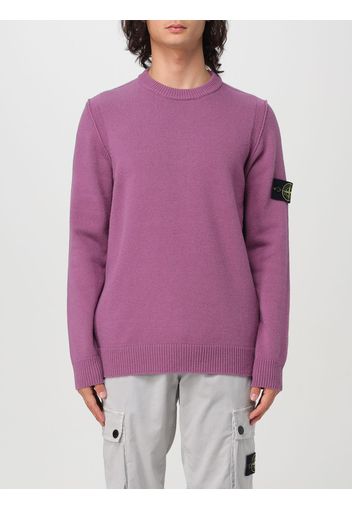 Maglia basic Stone Island in misto lana