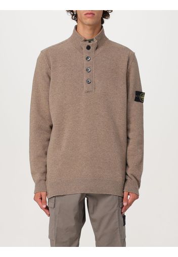 Maglia in misto lana con bottoni Stone Island