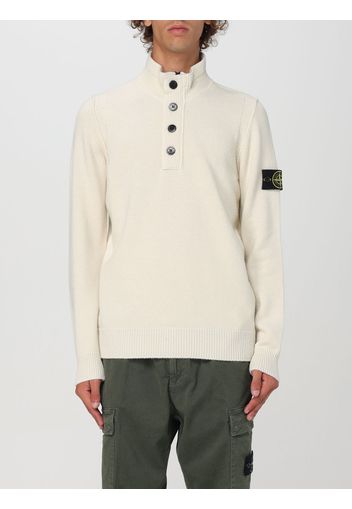 Maglia in misto lana con bottoni Stone Island