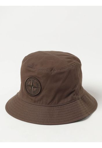 Cappello Stone Island in cotone con logo