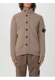 Cardigan in misto lana con bottoni Stone Island