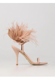 Sandalo Plume Stuart Weitzman in pelle scamosciata