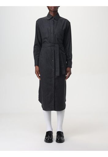 Abito chemisier Thom Browne in seta e cashmere