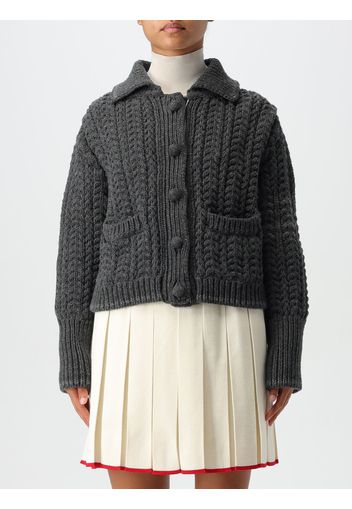 Cardigan in lana tricot Thom Browne