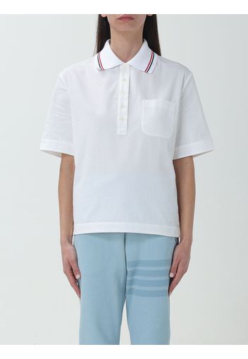 Polo THOM BROWNE Donna colore Bianco