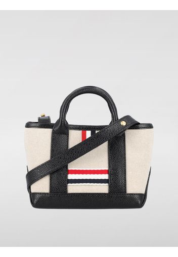 Borsa Thom Browne in canvas e pelle