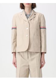 Blazer Thom Browne in misto cotone con dettaglio 4-Bar