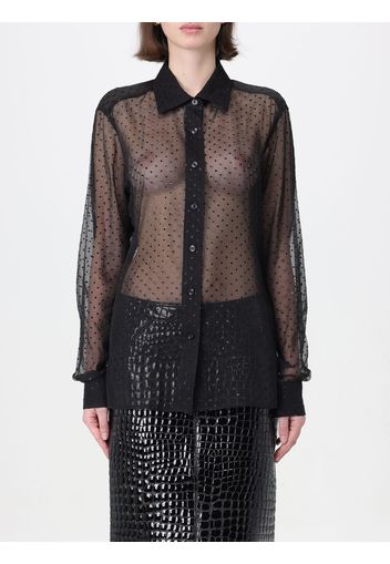 Camicia Tom Ford in seta con strass