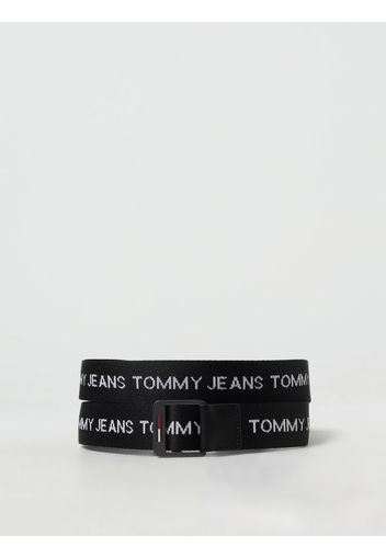 Cintura Tommy Jeans in tessuto con logo jacquard