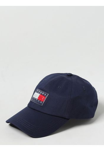 Cappello Tommy Jeans in cotone organico con patch