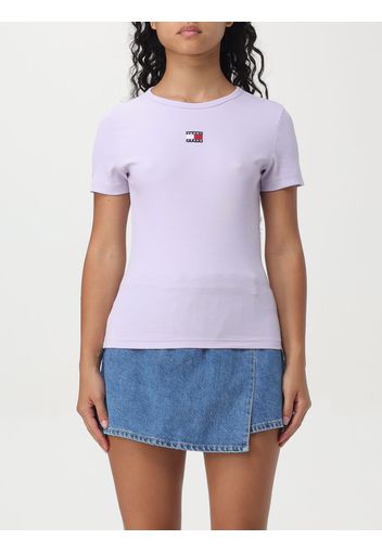 T-Shirt TOMMY JEANS Donna colore Lilla