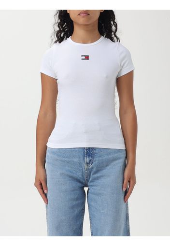 T-Shirt TOMMY JEANS Donna colore Bianco