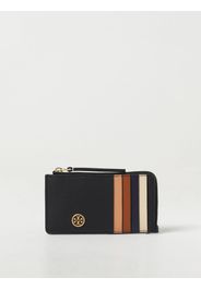 Portacarte di credito Tory Burch in pelle