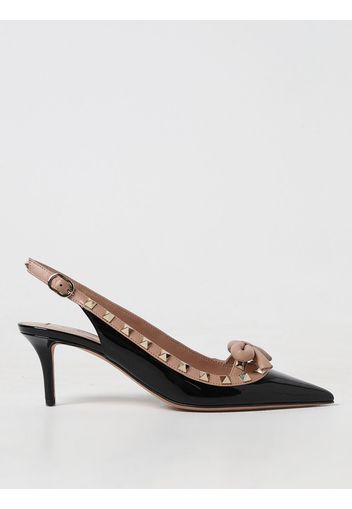 Slingback Rockstud Valentino Garavani in vernice con borchie