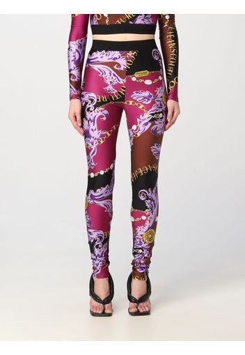 Leggings Versace Jeans Couture in nylon con stampa