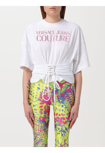 T-shirt con lacci Versace Jeans Couture