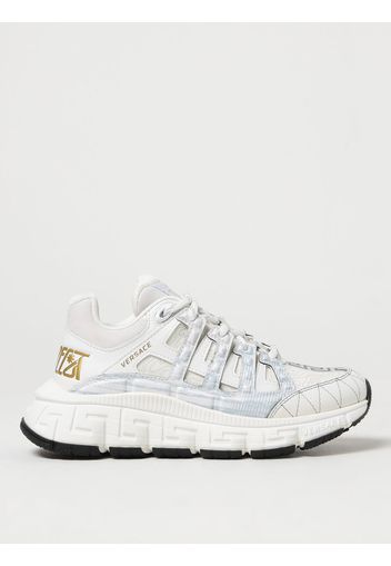 Sneakers Trigreca Versace in pelle e nylon gommato