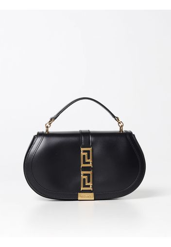 Borsa Greca Goddess Versace in pelle con applicazione