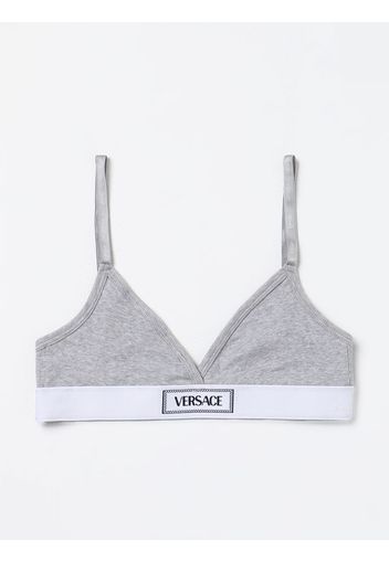 Reggiseno Versace in cotone stretch con logo