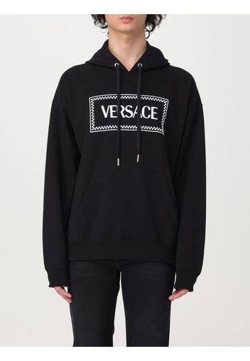 Felpa Versace in cotone con logo