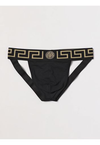 Jock strap Versace in cotone stretch