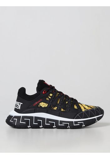 Sneakers Trigreca Versace in pelle e nylon