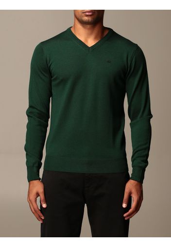 Maglia a v XC in lana Merino extrafine